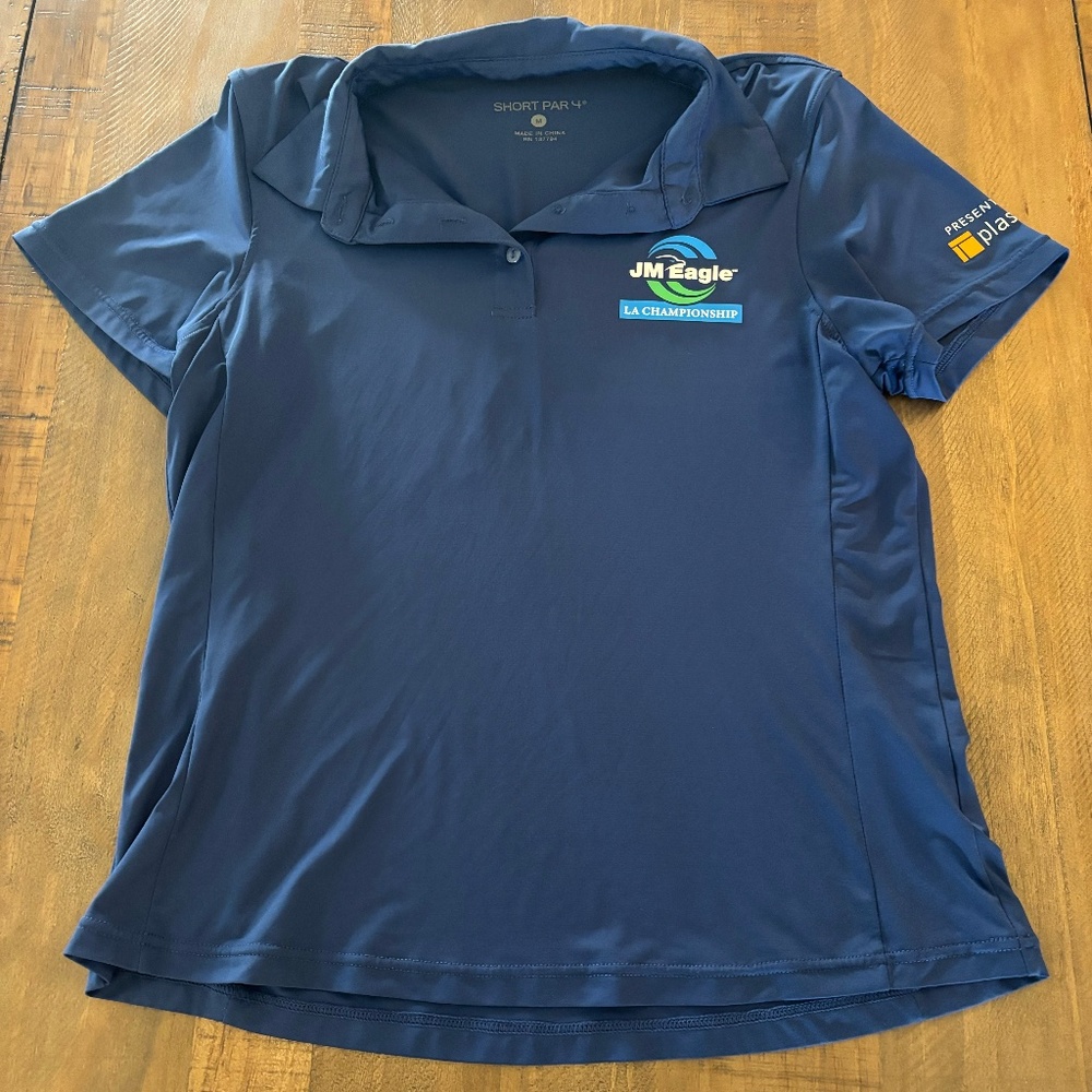 Womens Navy Golf Polo.